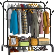 Heavy Duty Double Clothes Rail