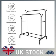 Metal Double Rail Clothes