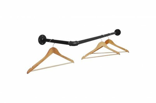 Wall mounted clothes rail - mounted,