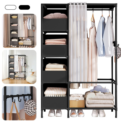 Metal clothes rail storage - clothes,