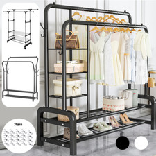 Double Heavy Duty Clothes Rail