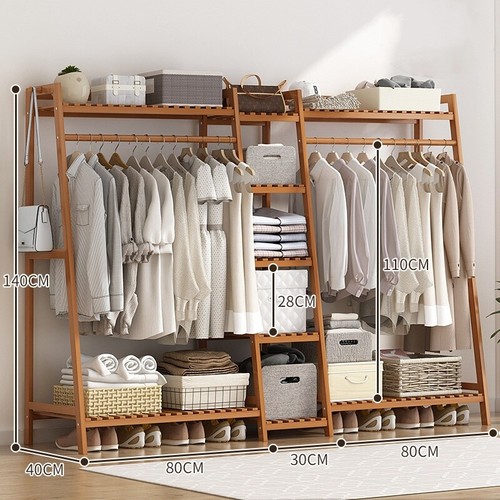 Heavy duty double clothes rail - clothes,