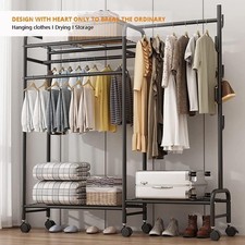 Heavy Duty Double Clothes Rail