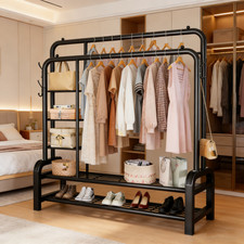 Heavy Duty Double Clothes Rail