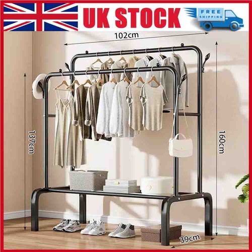 Heavy duty double clothes rail - double,